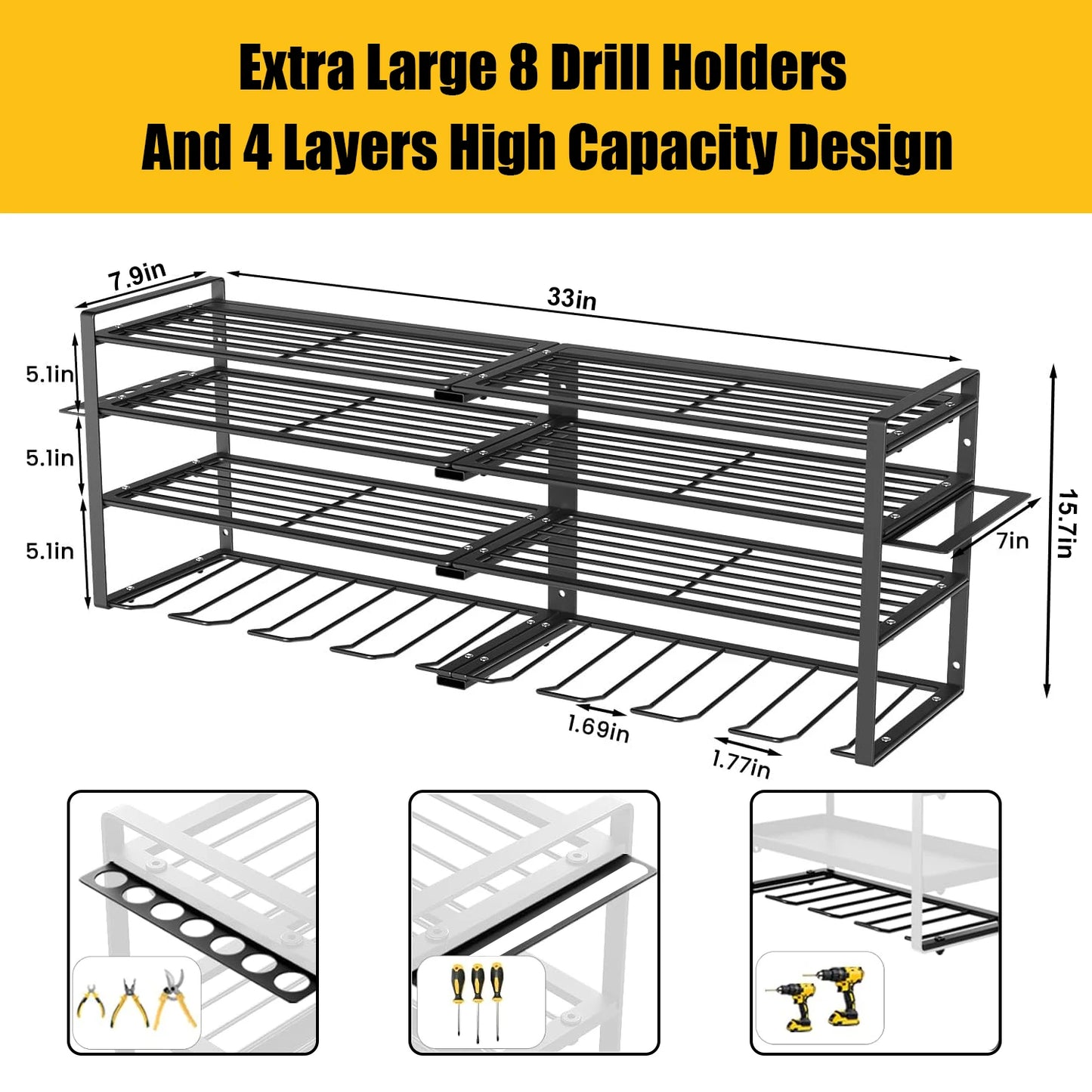 Power Tool Storage Rack