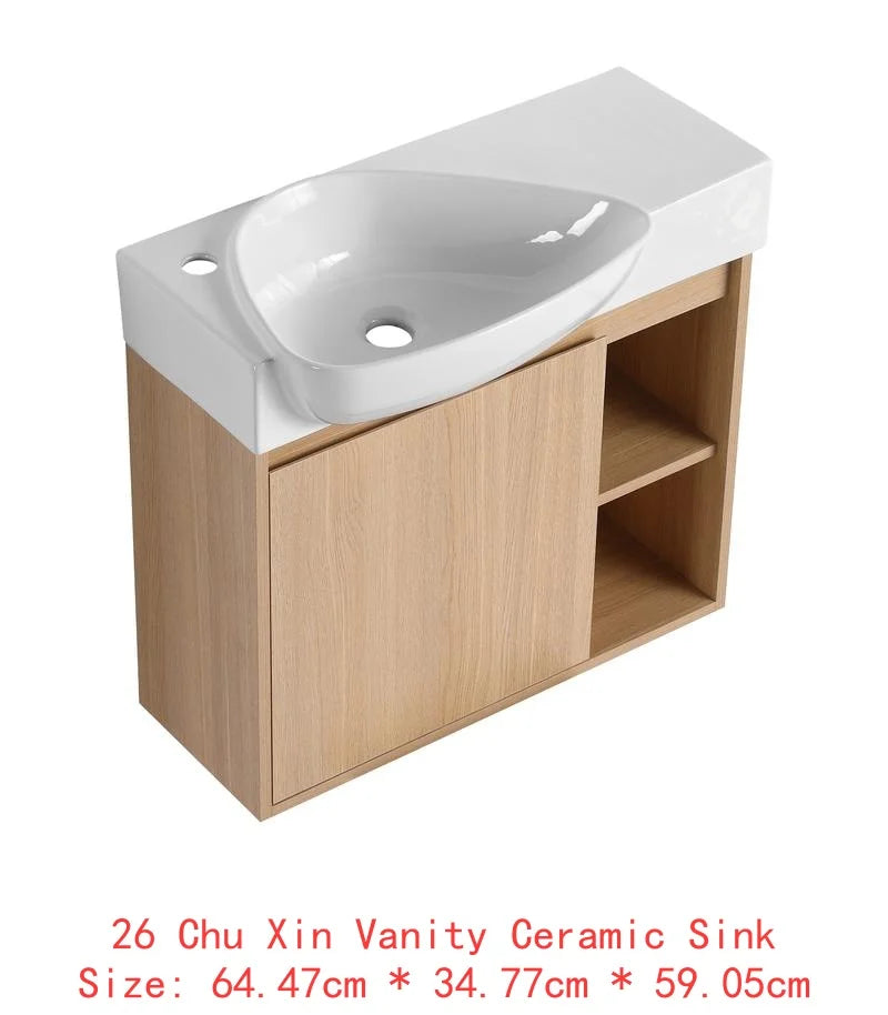 26" Wall-Mount Bathroom Vanity