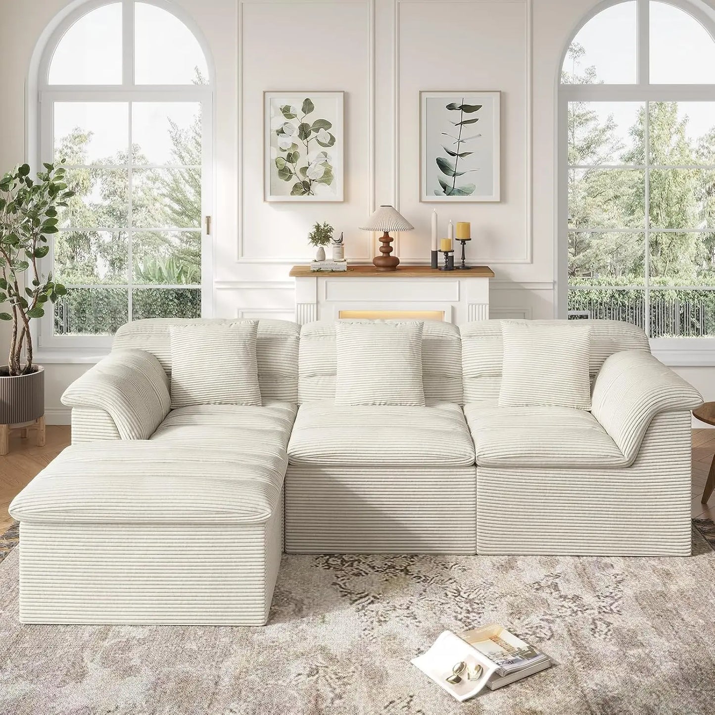 112" Modular Sectional Couch
