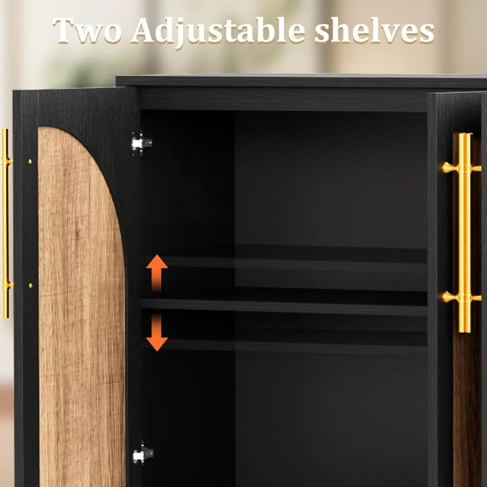 62" Buffet Cabinet with Hutch