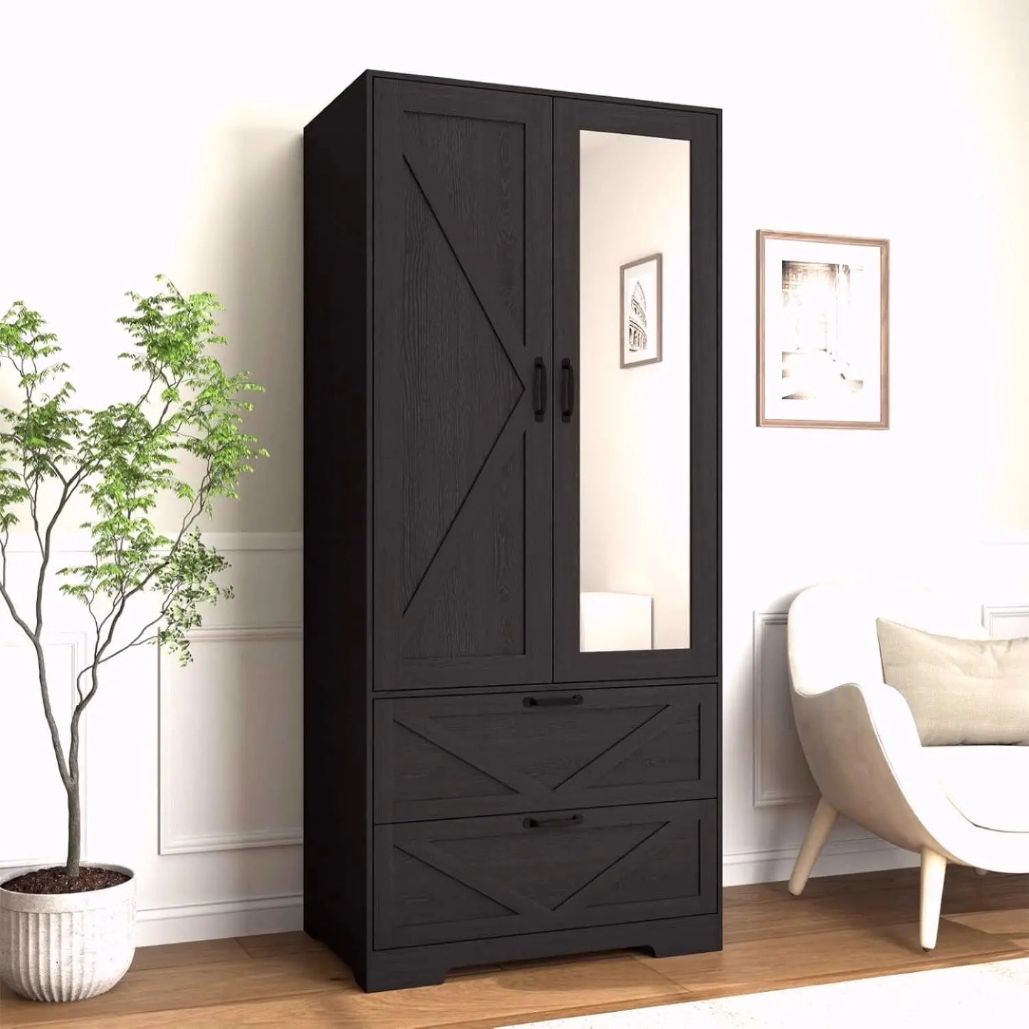 72‘‘ Wardrobe Closet
