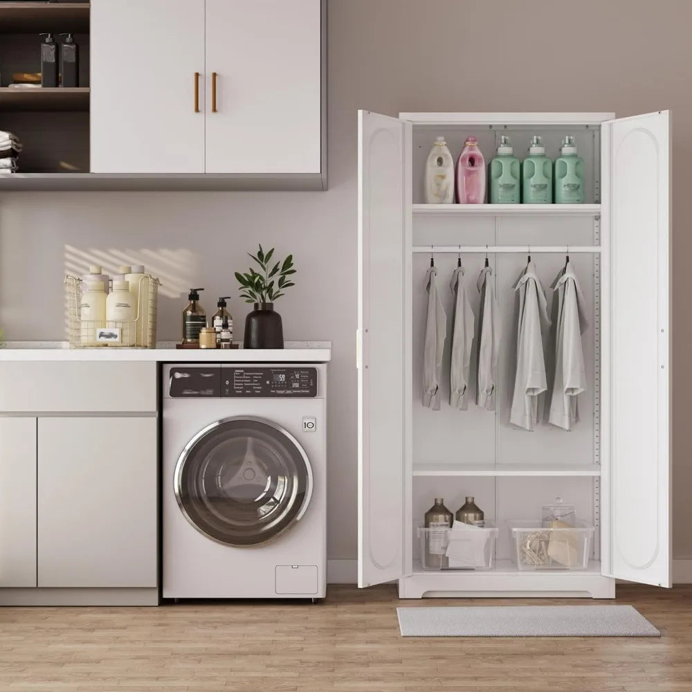 71" Tall Metal Storage Cabinet
