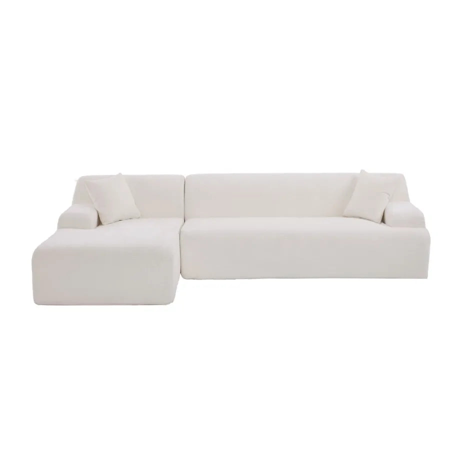 Modern Large LShape Modular Sectional Sofa 2 Piece