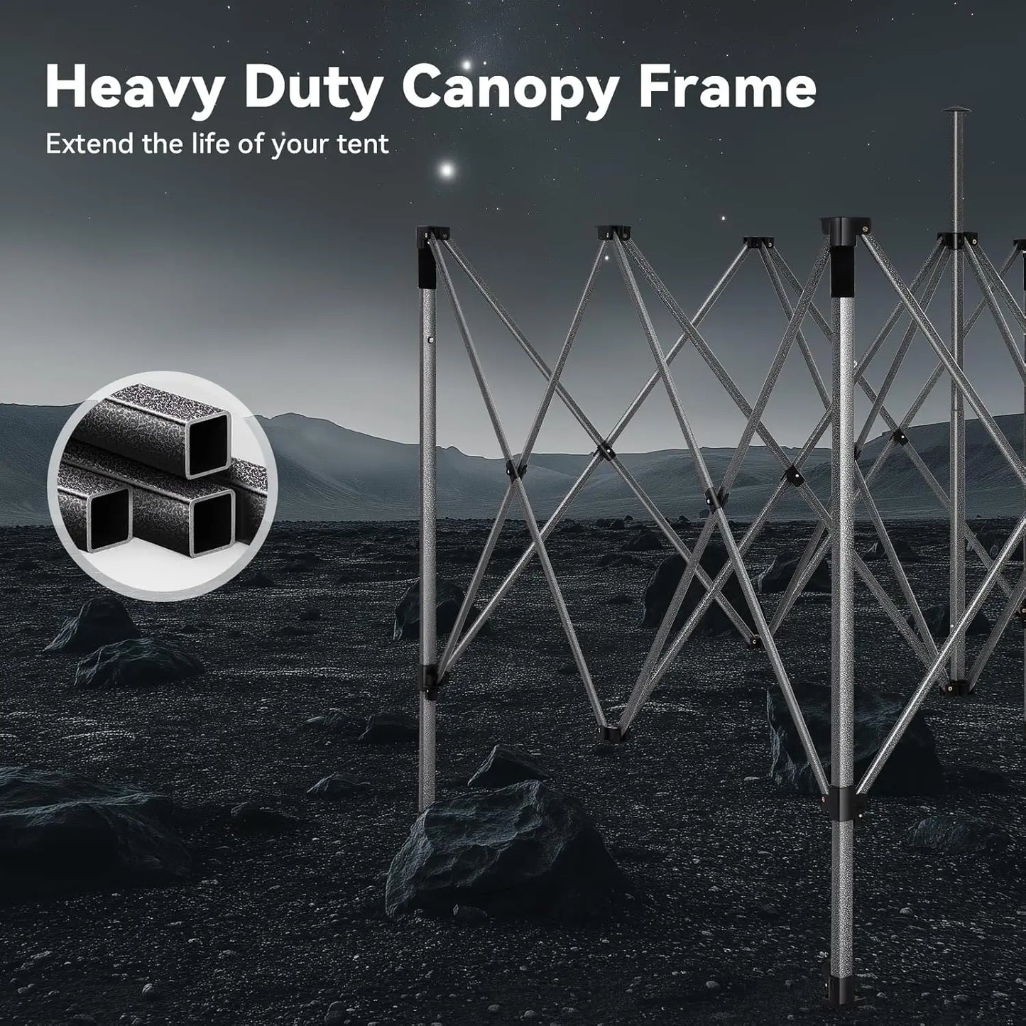 10x15 Canopy Tent Gazebo with 4 Sidewalls