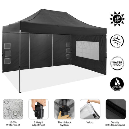 10x15 Canopy Tent Gazebo with 4 Sidewalls