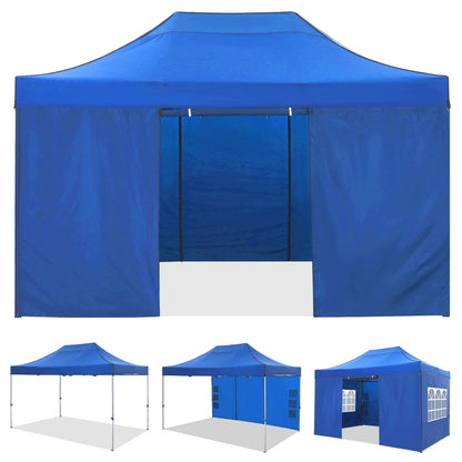 10x15 Heavy Duty Pop up Canopy Tent with 4 sidewalls