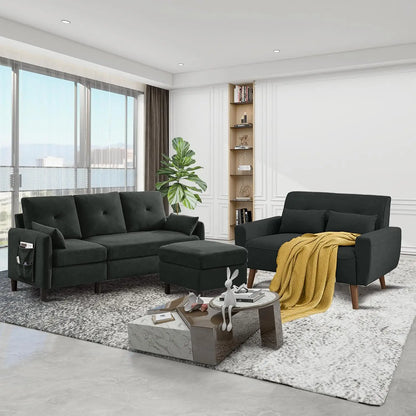 77" Sectional Sofa Set