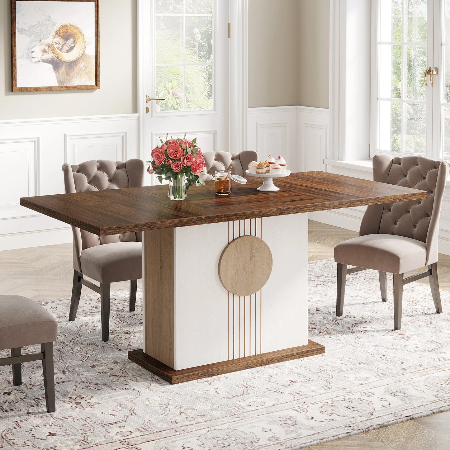 55" Rectangular Dining Table