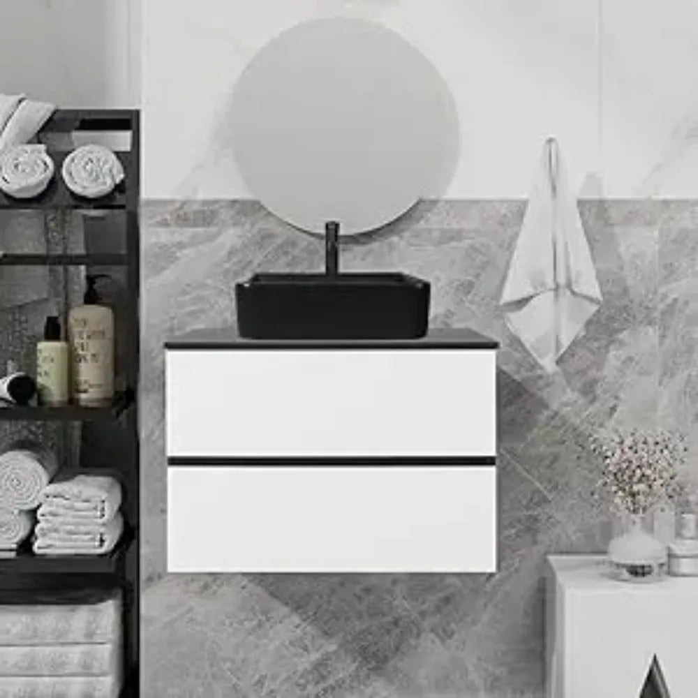 30" Wall Mounted Bathroom Vanity