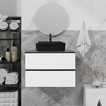 30" Wall Mounted Bathroom Vanity