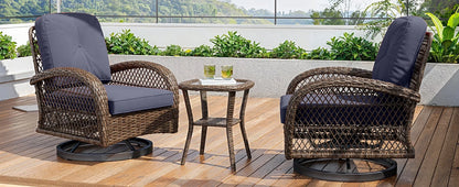 3 Pieces Patio Furniture Set