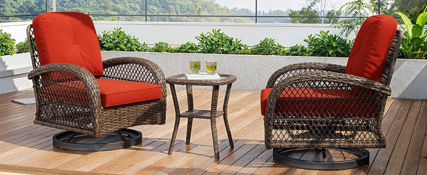 3 Pieces Patio Furniture Set