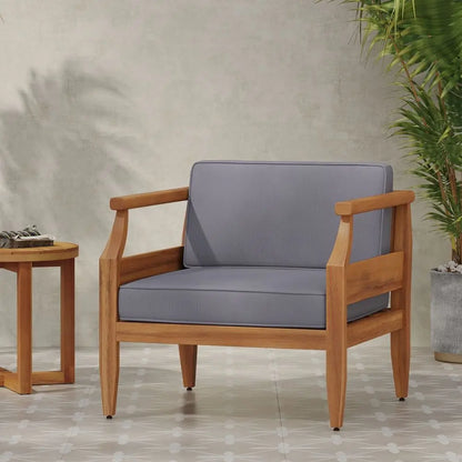 Acacia Lounge Chairs with 2-Pack Cushions