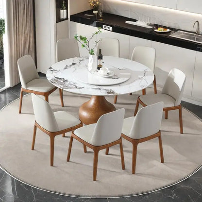 53" Round Sintered Stone Dining Table