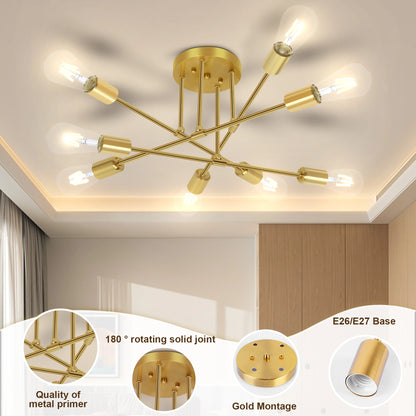 Modern Chandelier, dinning room, living room, ceiling light, led bulbs