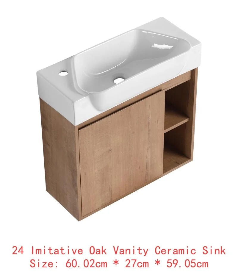 26" Wall-Mount Bathroom Vanity