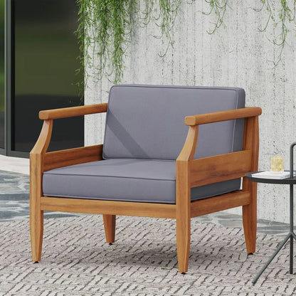 Acacia Lounge Chairs with 2-Pack Cushions