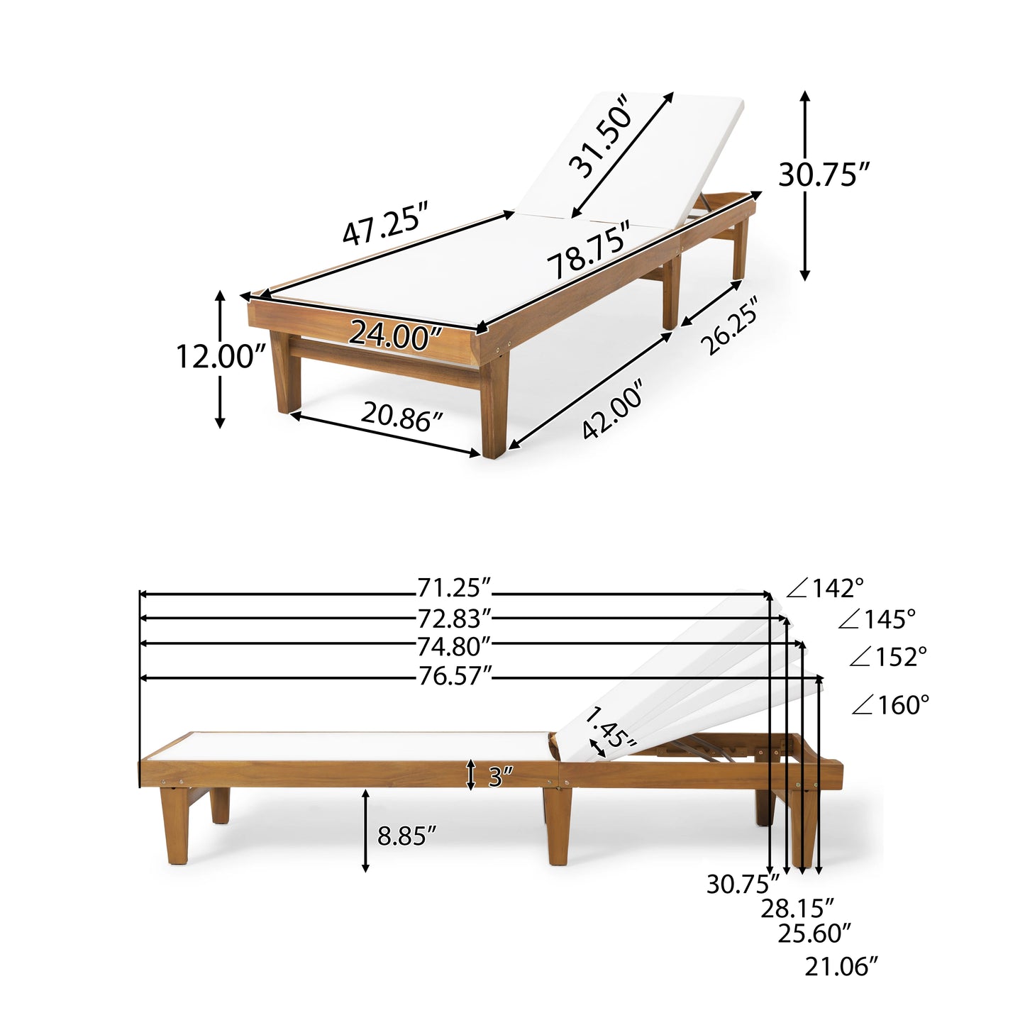 Outdoor Patio Sun Loungers