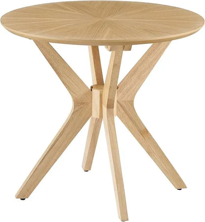47" Round Wood Dining Table