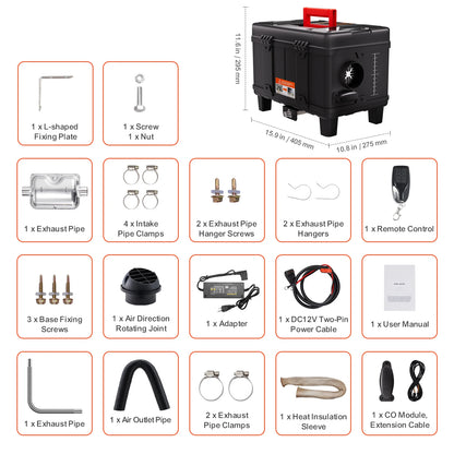 8KW Diesel Heater 12V/24V