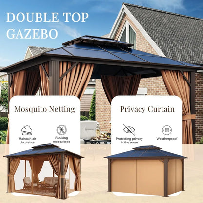 10x12ft Hardtop Gazebo
