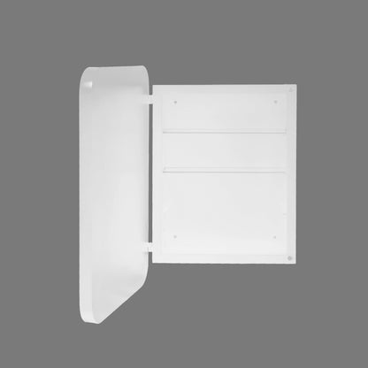 16x24-Inch Recessed White Medicine Cabinet