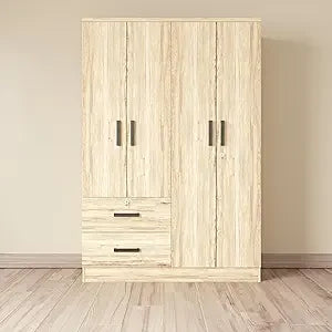72" 4 Door Wardrobe
