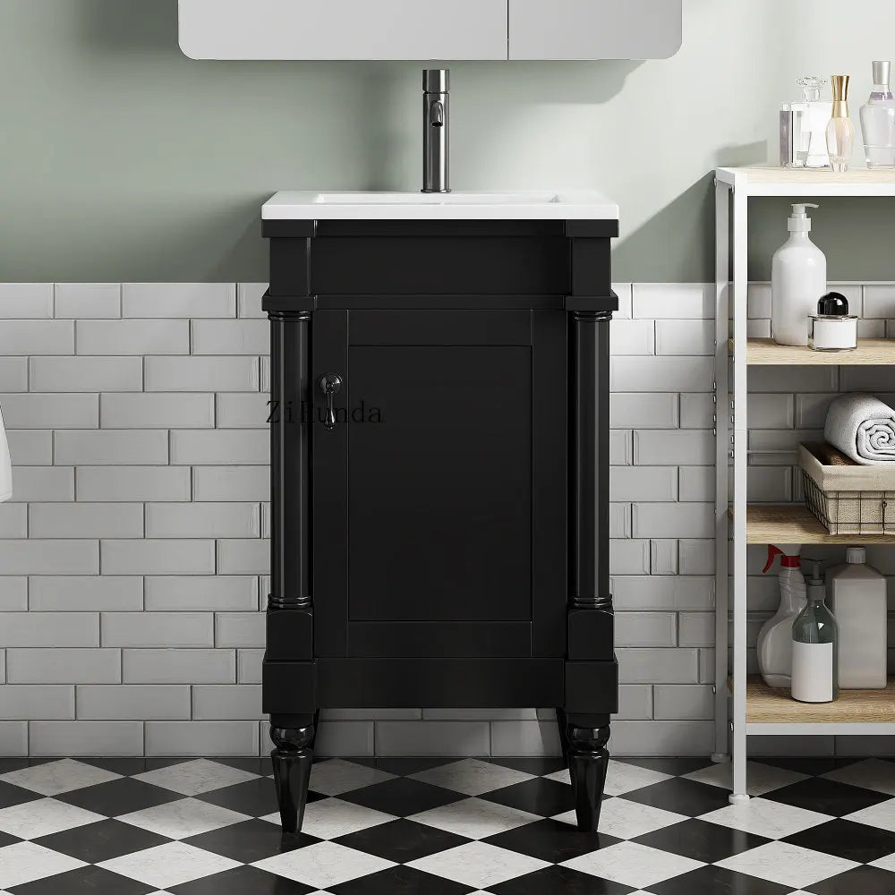 18" bathroom vanity with sink