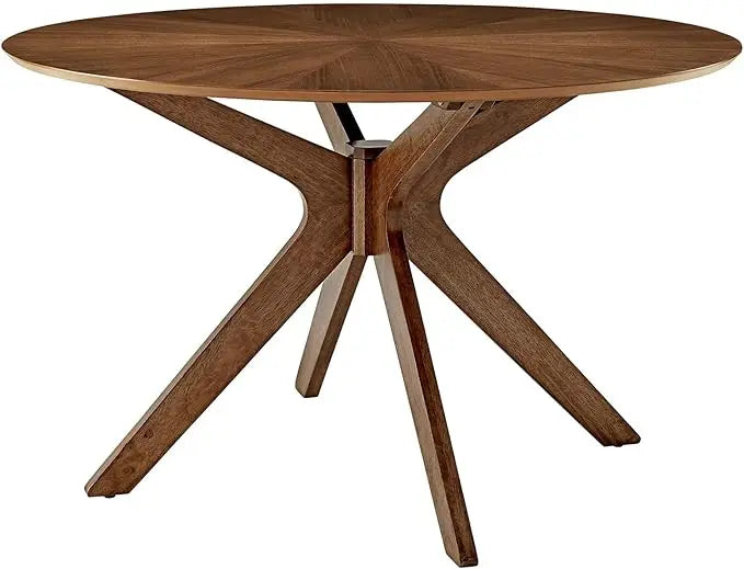 47" Round Wood Dining Table