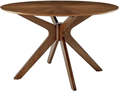 47" Round Wood Dining Table