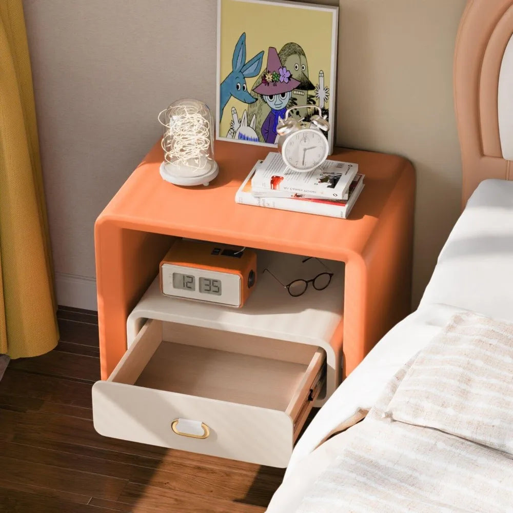 Orange Nightstand