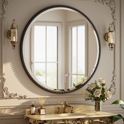 Round Bathroom Mirror Vanity
