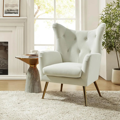 Home Velvet Accent Chair