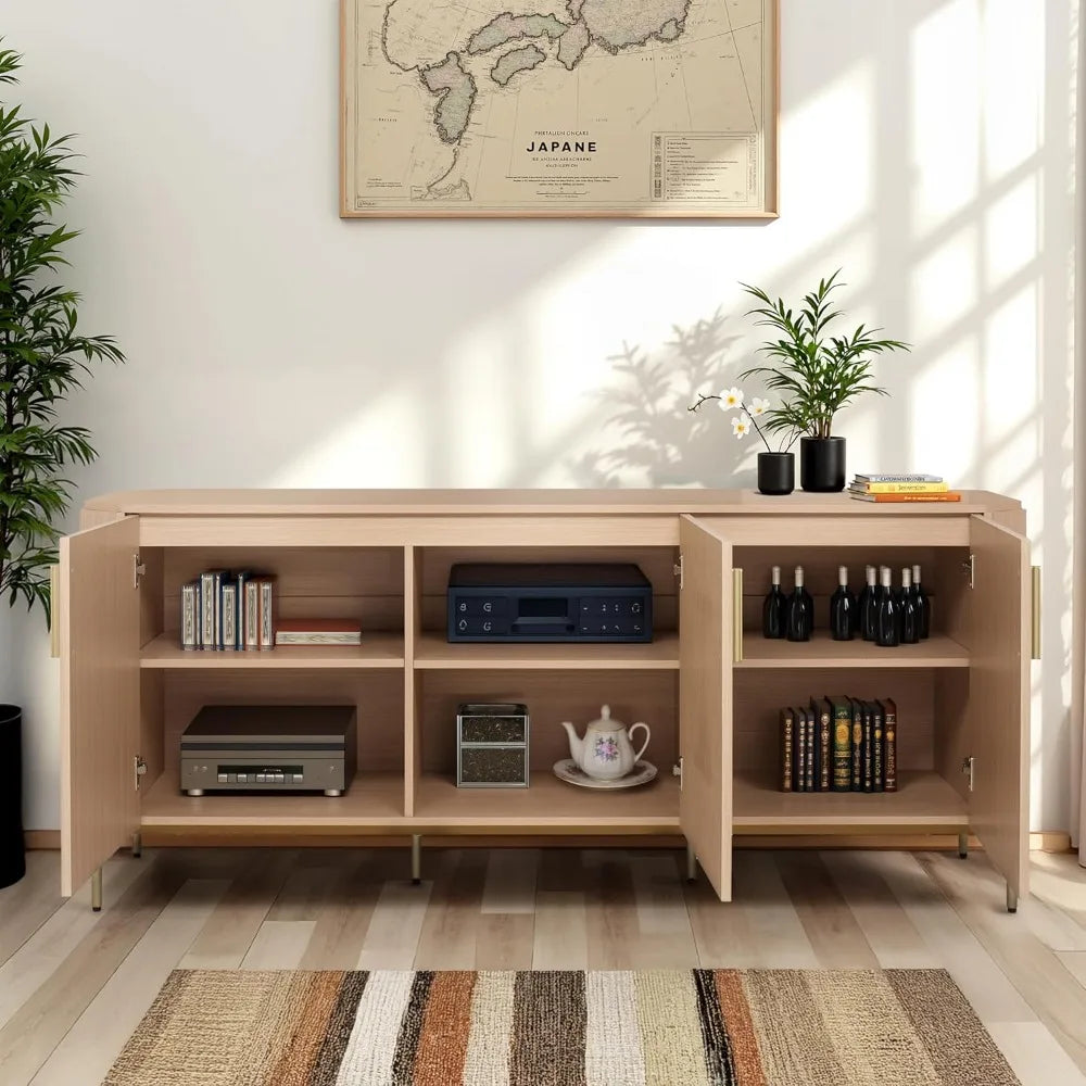 66.3" Sideboard Buffet Cabinet