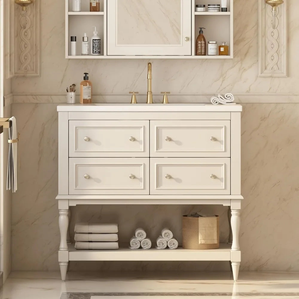 36" Bathroom Vanity with Sink