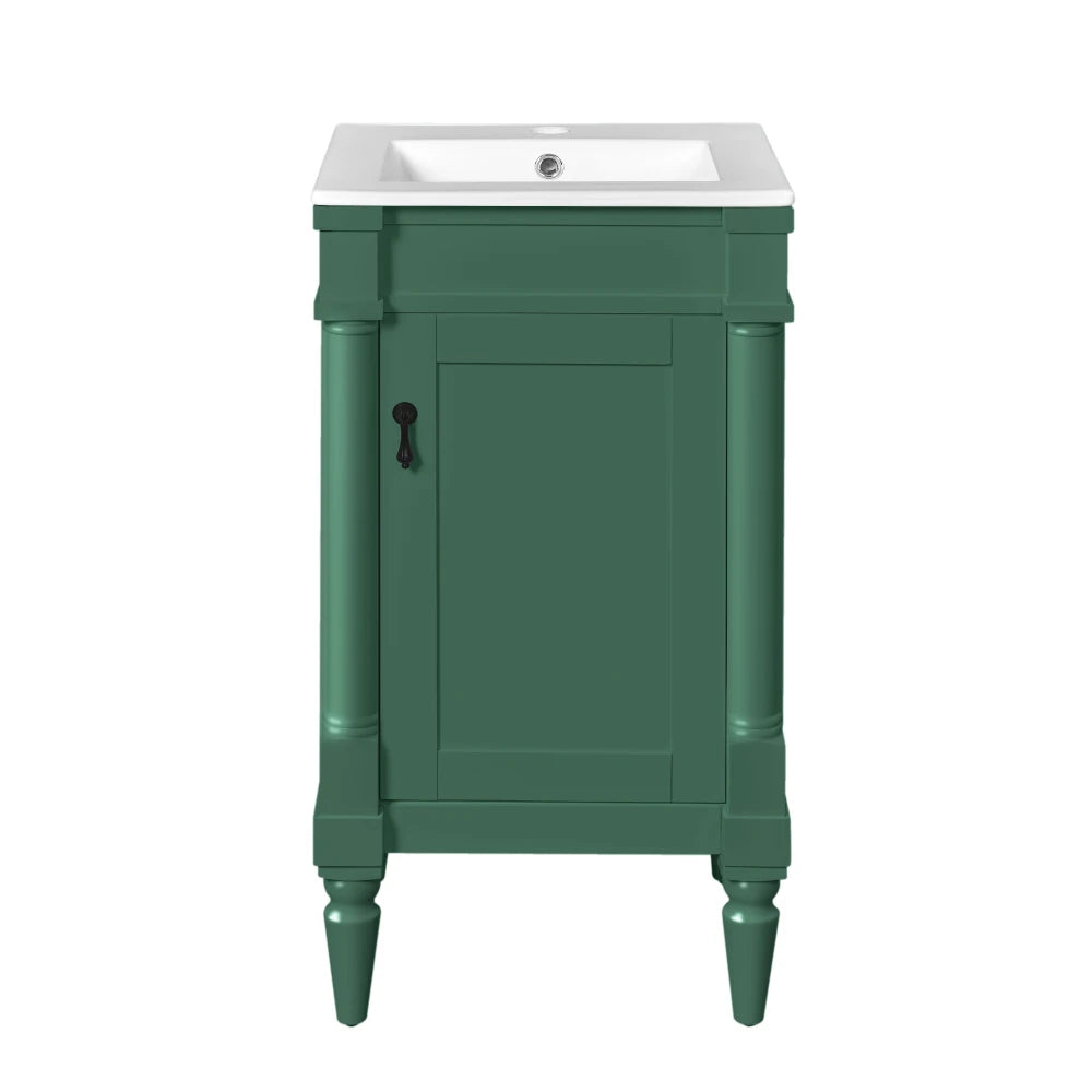 18" bathroom vanity with sink
