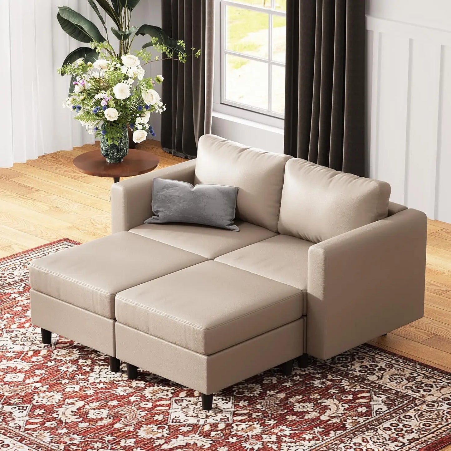 Faux Leather Single Sofa, chair, lounge chair, well made