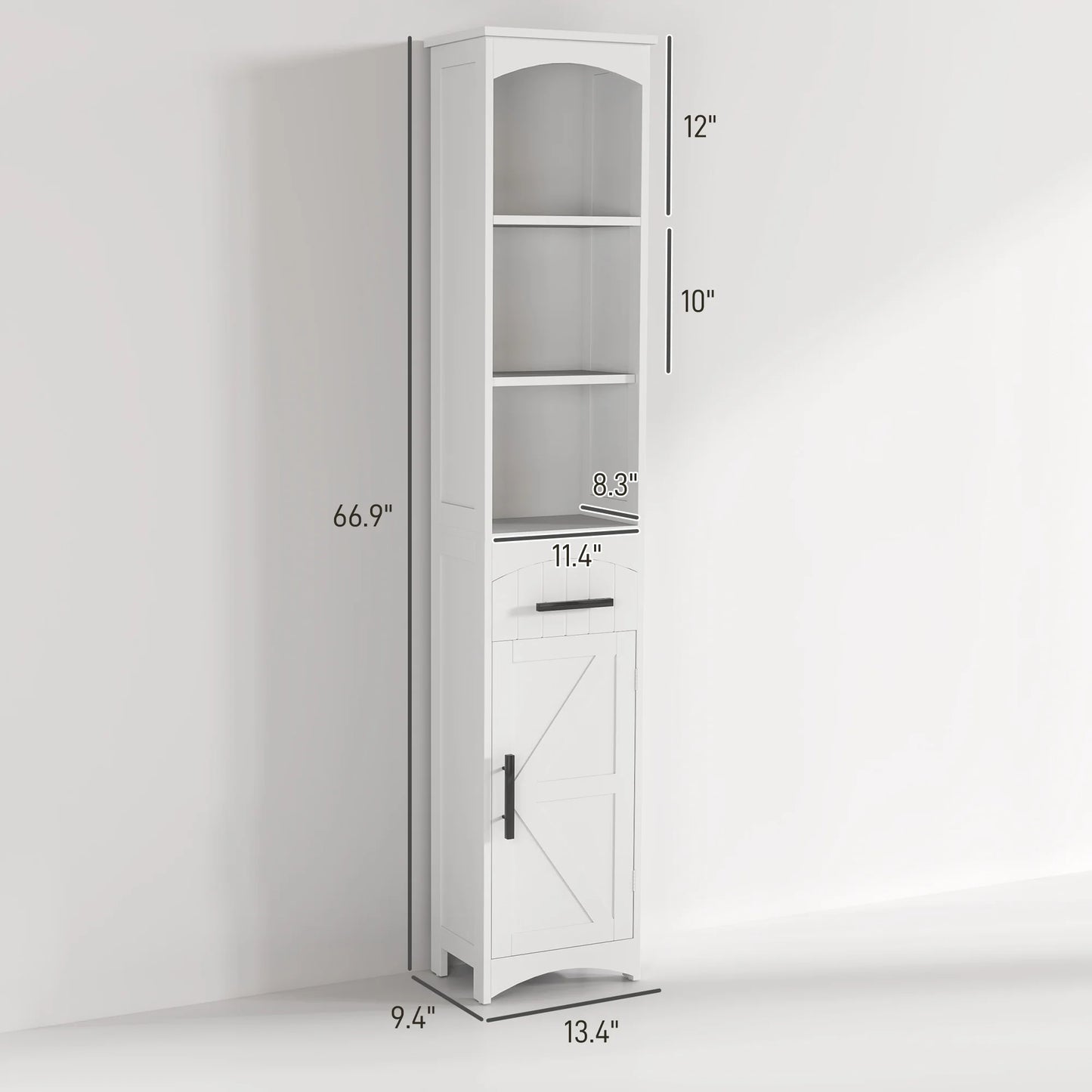 Tall Bathroom Storage Cabinet