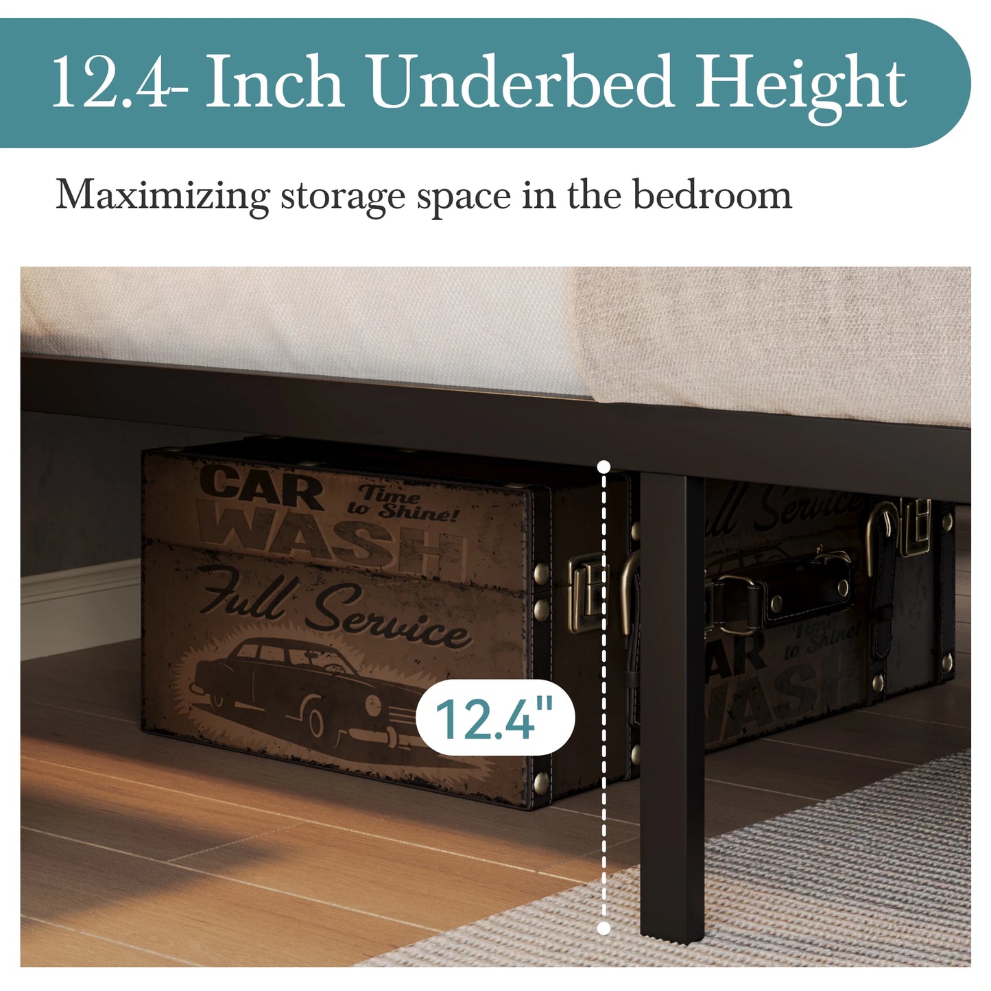 14'' Metal Bed Frame