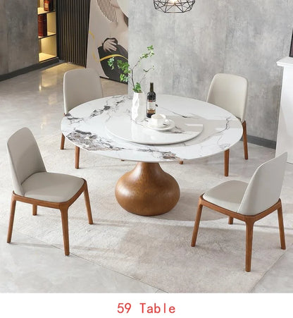53" Round Sintered Stone Dining Table