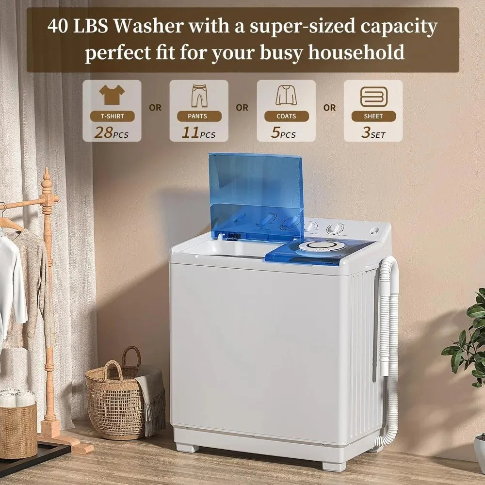 Portable Twin Tub Washing Machine