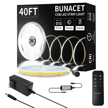 Warm White LED Strip Light 3000K 65000K With RF Remote