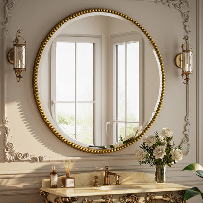 Round Bathroom Mirror Vanity