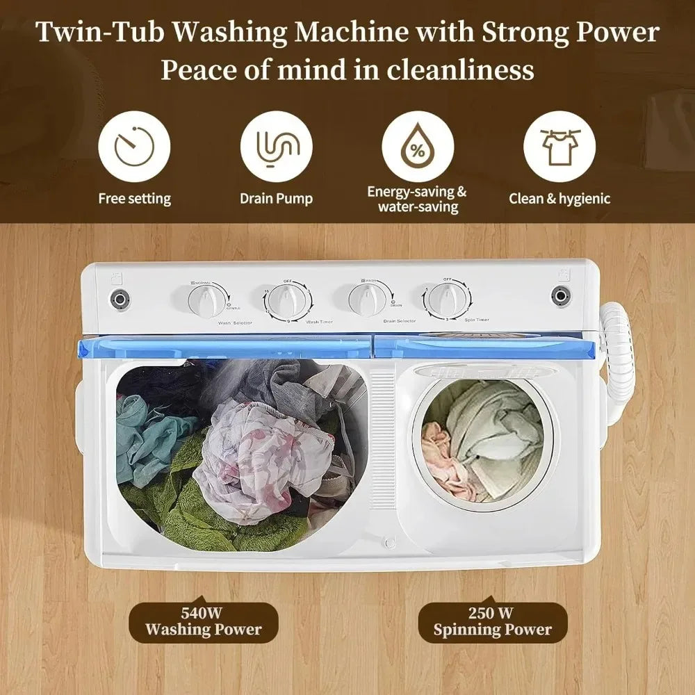Portable Twin Tub Washing Machine