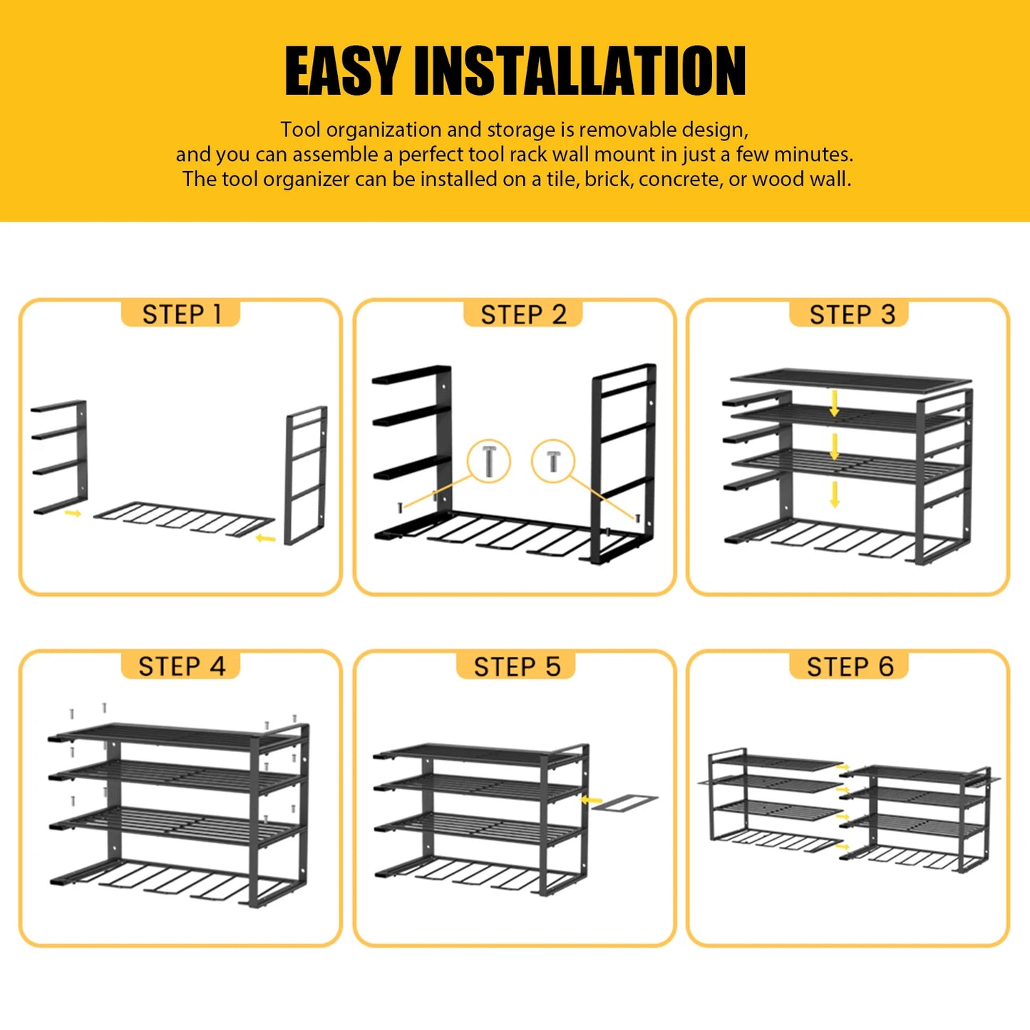 Power Tool Storage Rack