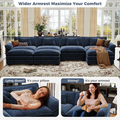 120" Sectional Sofa