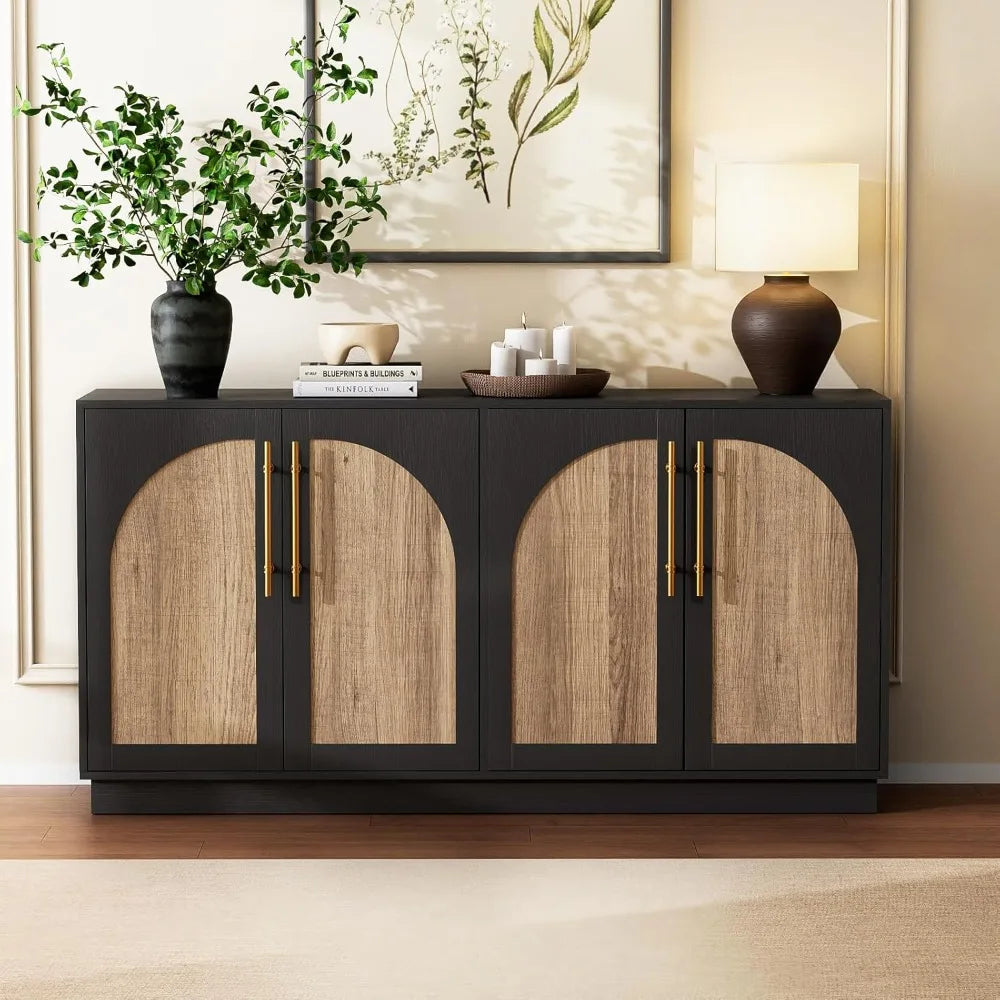 62" Buffet Cabinet with Hutch