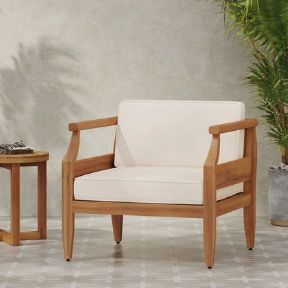 Acacia Lounge Chairs with 2-Pack Cushions