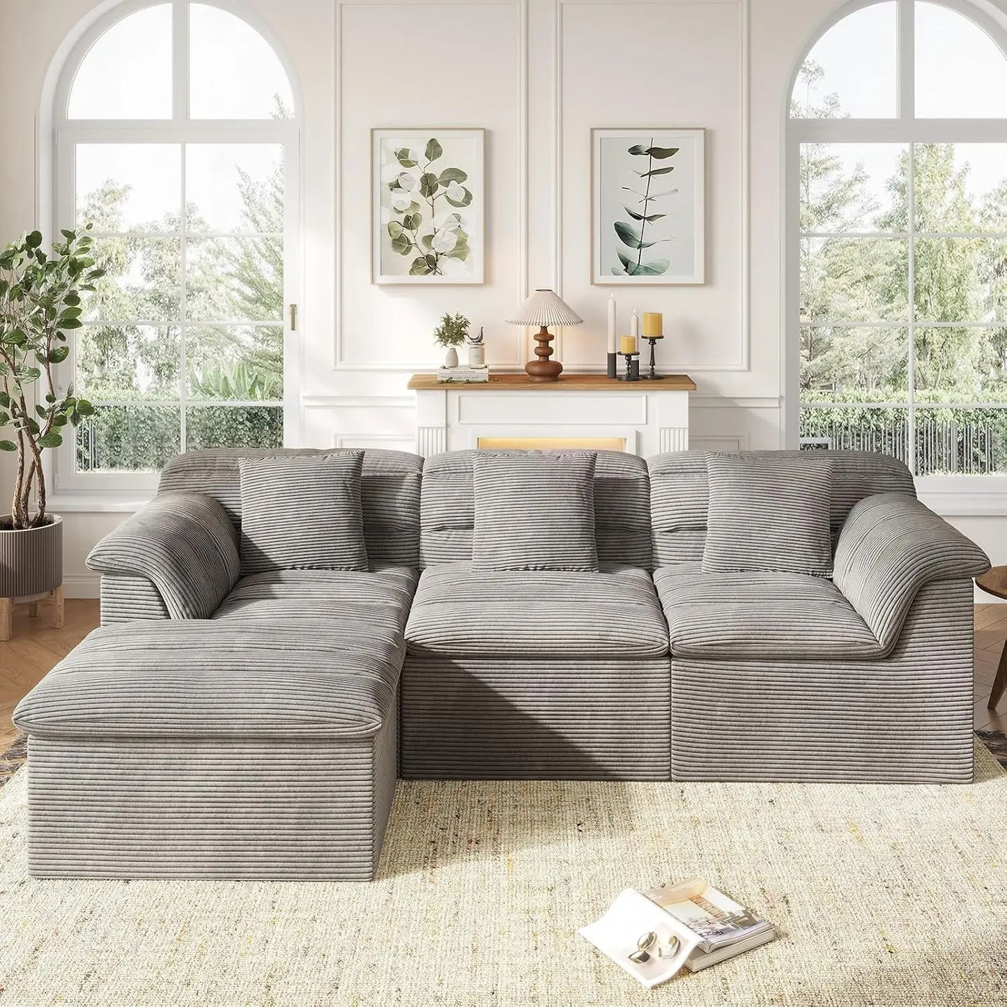 112" Modular Sectional Couch