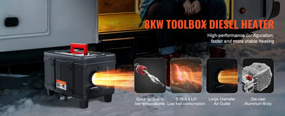 8KW Diesel Heater 12V/24V